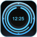 Digital Clock Disc Widget