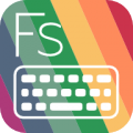 Flat Style Colored Keyboard