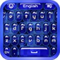 GO Keyboard Blue Theme