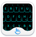 Neon Blue TouchPal Theme