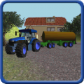Tractor Manure Transporter 3D
