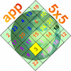 app5x5- Schulte table