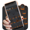 Black Orange Theme APK