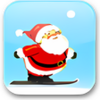 Snowboard Santa